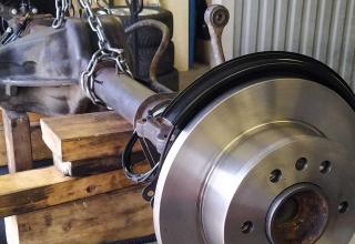 Mercedes Benz sprinterin perän laakerointi